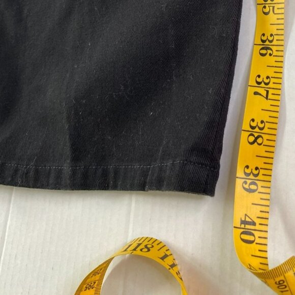 Gloria Vanderbuilt Womens Black Stretch Straight Leg Jeans Size 24 Western Biker - Picture 6 of 9